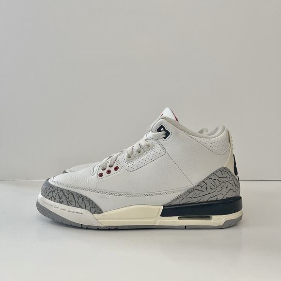 2022 Nike Air Jordan 3 III Retro White Cement Reimagined DM0967 100 Sz 7Y - Picture 1 of 9